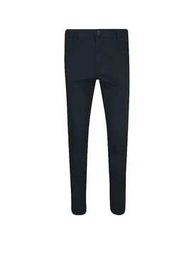 Chino LUCA bleu 33/L32 - Knowledge Cotton Apparel - FashionsVida