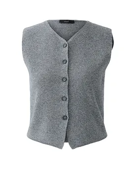Ouí Gilet gris 40 - Oui - FashionsVida