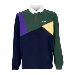 Polo Manica Lunga Uomo Mixed Up L/s Knit Polo Navy