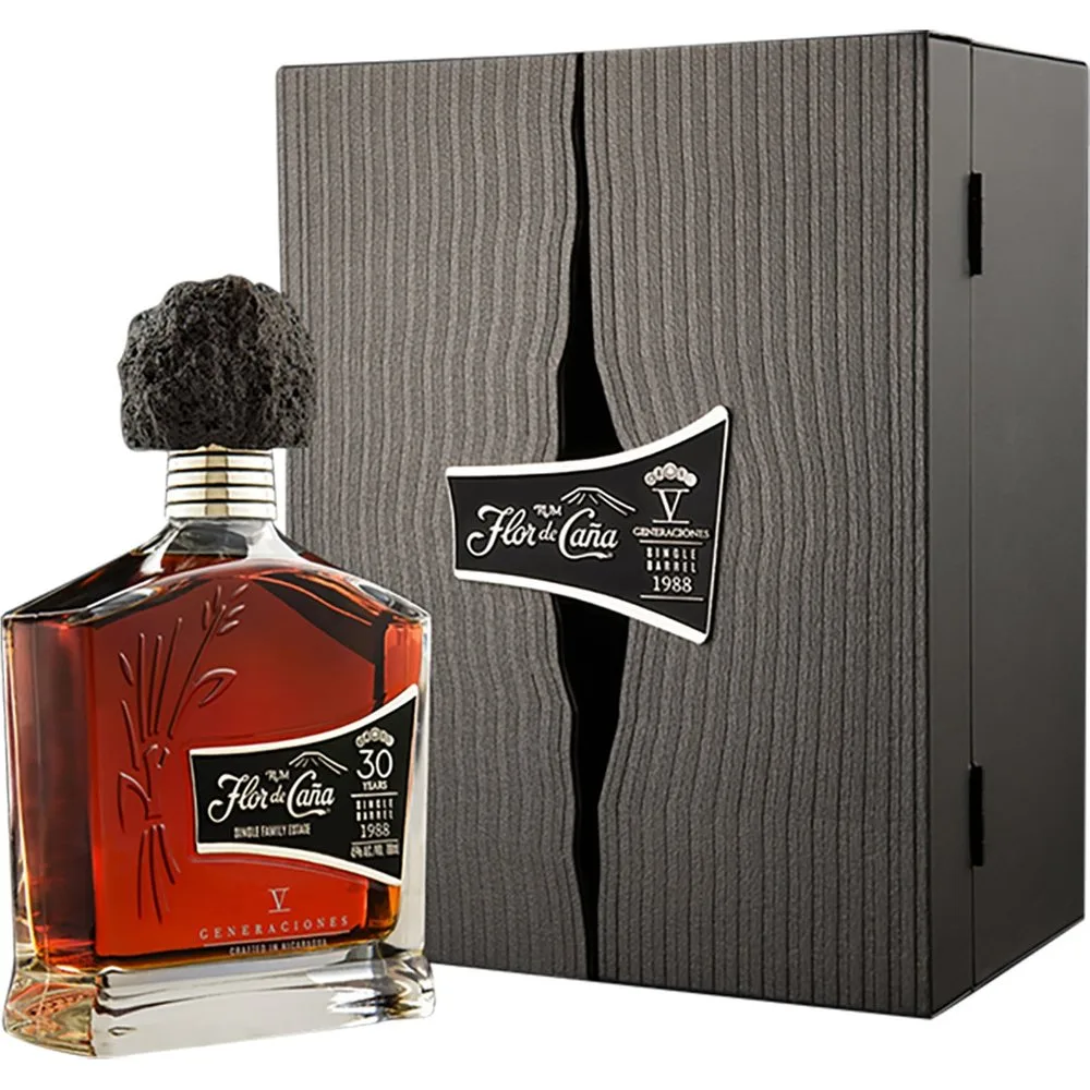 Estuche Ron 30 años V Generaciones - Flor de Caña - FashionsVida