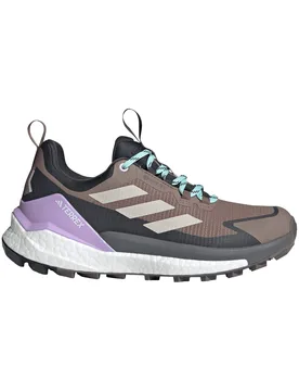 Chaussures de randonnée en GORE-TEX® - Terrex Free Hiker 2 Low GTX W Trace Brown/Beige/Carbon - Taille 6,5 UK - Bordeaux - Adidas - FashionsVida