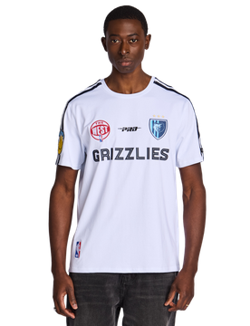 Memphis Grizzlies Ultras Soccer Uomo - Magliette Bianco - Taglia L - Jersey di cotone L