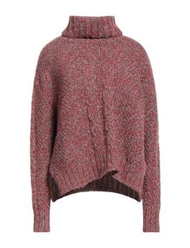 Rollkragenpullover Damen Rot 36 Damen