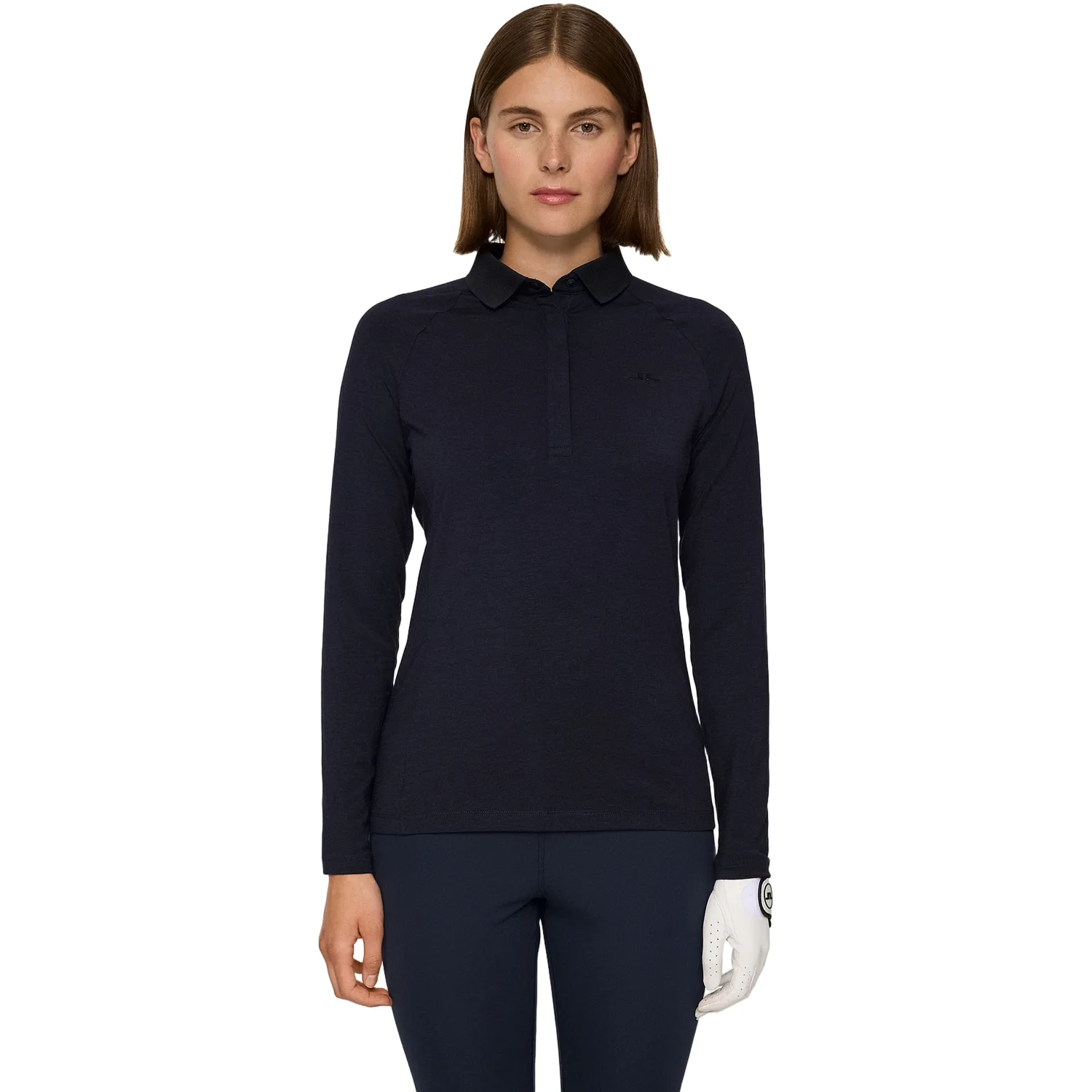 Polo Flor, langarm, navy xs - J.lindeberg - FashionsVida