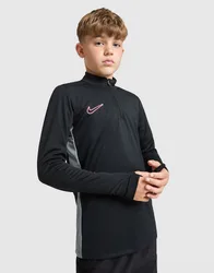 Academy 1/4-Zip Oberteil Kinder, Schwarz - unisex - Size: 12-13Y