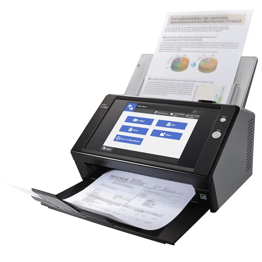 Scanner N7100e Black / Grey One Size unisex - Fujitsu Siemens - FashionsVida