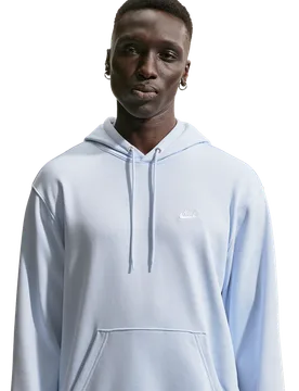 Fleece Men Hoodies - Blue - Size - Blue - Size: Large - Nike - FashionsVida