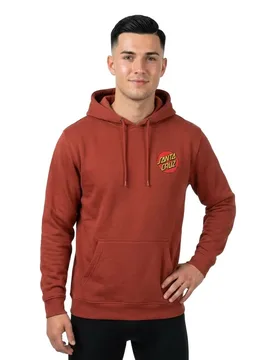 Sweat à Capuche Classic Dot Chest Dark Rust XL - Santa Cruz - FashionsVida