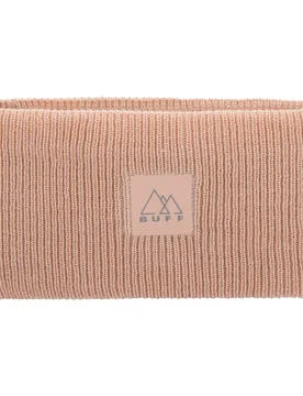 Crossknit Solid Headband by - rose - Female - Size: One Size - Buff - FashionsVida