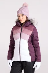 Cascade Womens Padded Ski Jacket - Purple - Purple - Size: 8