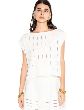 TOP Donna Akep TRAFORATO - AKEP - FashionsVida