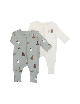Tutina da notte per neonato, confezione da 2, NBMNIGHTSUIT verde chiaro 74 - Name it - FashionsVida