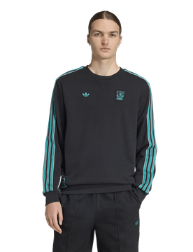 Liverpool Fc Terrace Icons Sweatshirt Uomo - Felpe Nero - Taglia S - Jersey di cotone S