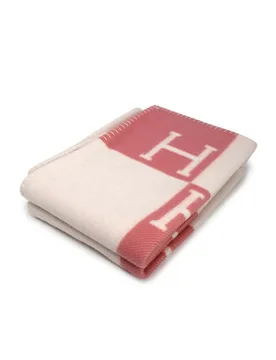 Pink and Cream Avalon Baby Blanket - Hermes - FashionsVida