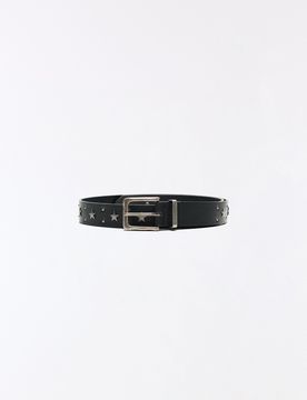Ceinture À Clous Étoiles 85 Noir