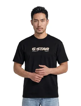 T-shirt à Manches Courtes D30687-d709 Dark Black L - G-Star - FashionsVida