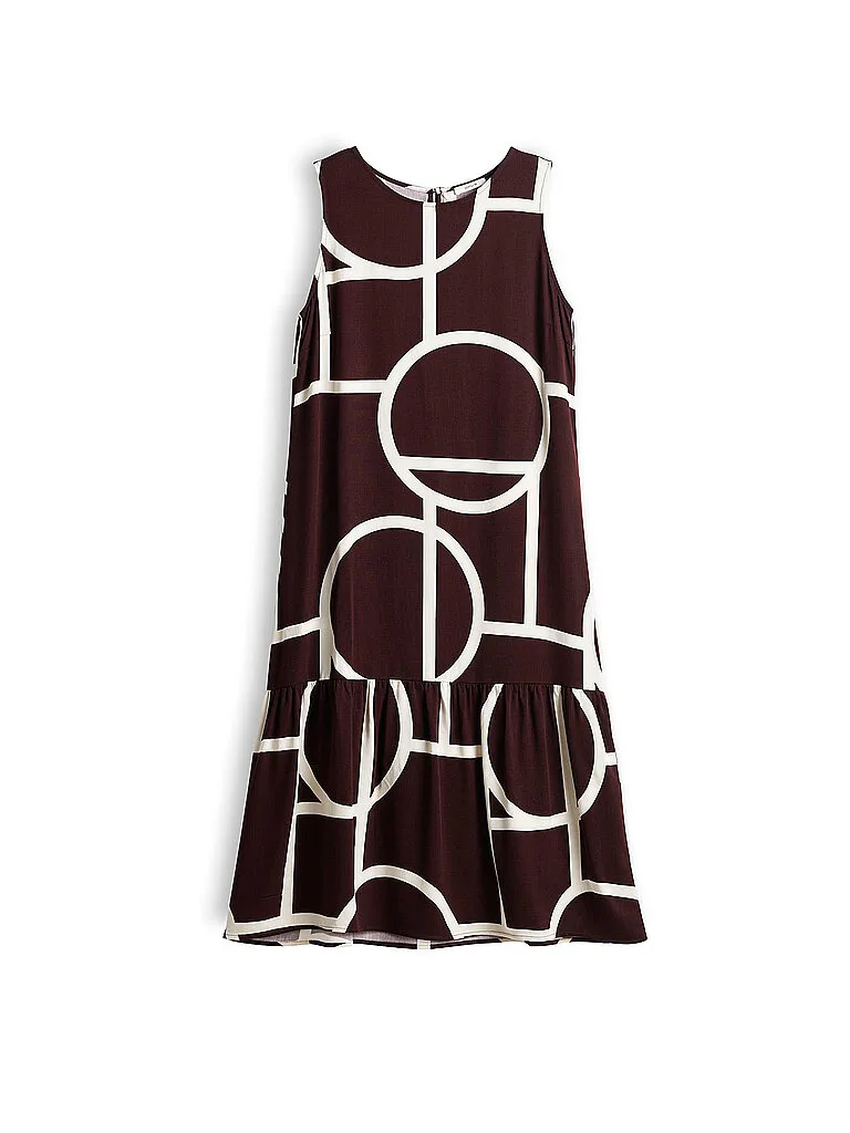 Midikleid WICY ATELIER rojo oscuro 34 - Opus - FashionsVida