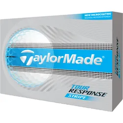 Golfbälle Tour Response Stripe - 12er Pack, blau