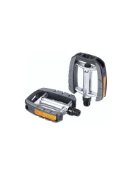 Pedal de trekking ComfortLight BPD-43 para bicicleta con eje CroMo negro