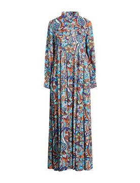 Vestido largo Mujer Azul M,S Mujer
