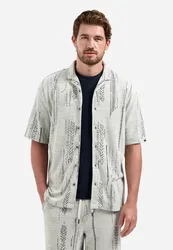 Shirt Short Seeve Jacquard Fancy mae