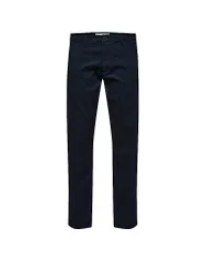 Chino Slim Fit SLHSLIM dunkelblau 31/L34 herren