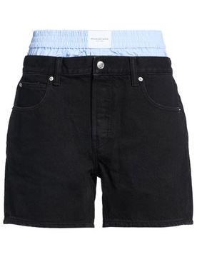 Shorts vaqueros Mujer Negro 28 Mujer