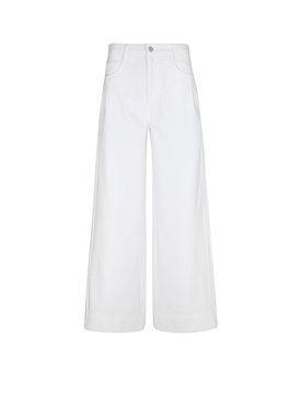 Jeans Wide Leg weiss 27 damen