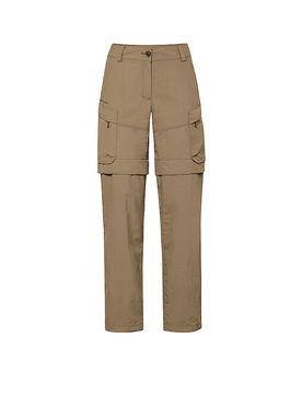 Pantalones de senderismo para mujer Neyland Cargo Zip-Off marrón claro 42