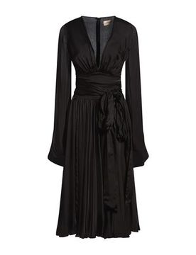 Midi-Kleid Damen Schwarz 34,38 Damen
