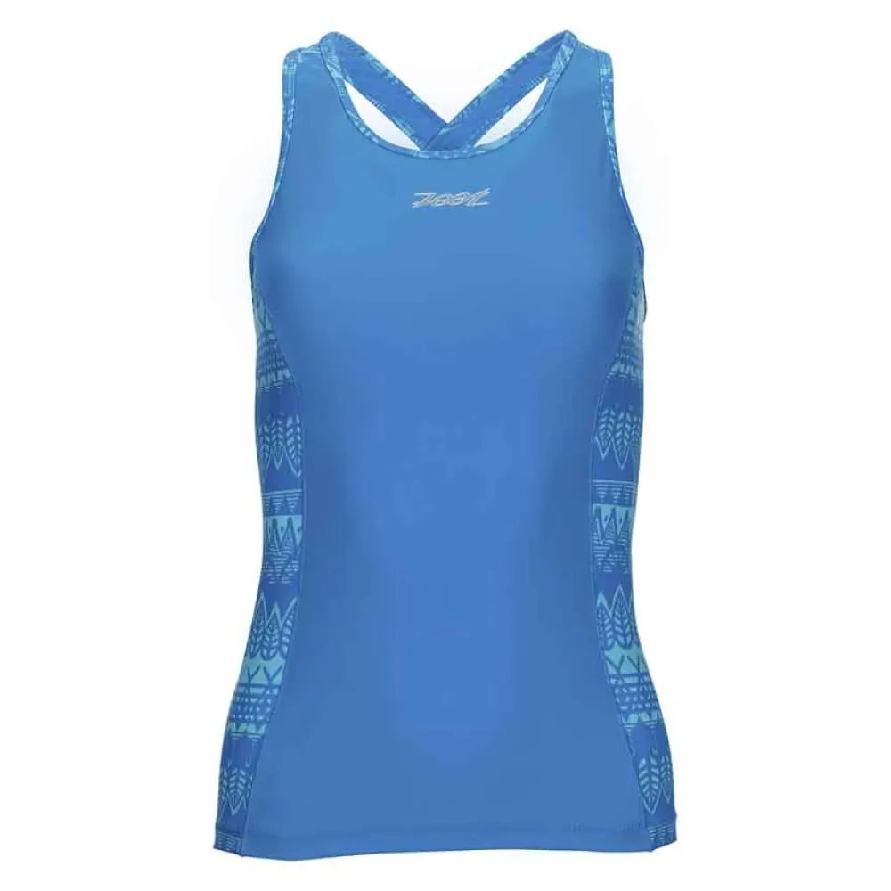 Maglia Da Triathlon Senza Maniche Performance Crossback Pacific Grafitti - Zoot - FashionsVida