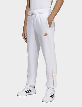 Mens Pantaloni IN tessuto felpato - Bianco, bianco bianco Bambino taglia 13-14Y