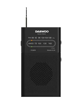 Radio Portable Dw1027 Black One Size unisex