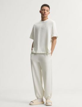 T-SHIRT GRAFICA SOFT LUX L Off White