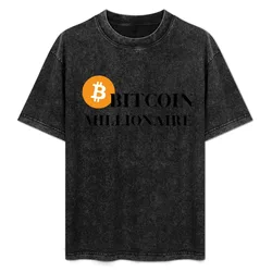 Bitcoin Millionaire T-Shirt Relaxed Casual Short Sleeve Tee