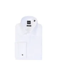 Boss Chemise Slim Fit blanc 43