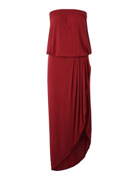 Urban Classics Vestido rojo vino