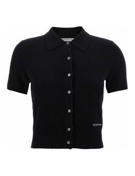 T By Alexander Wang Polo Cardigan
