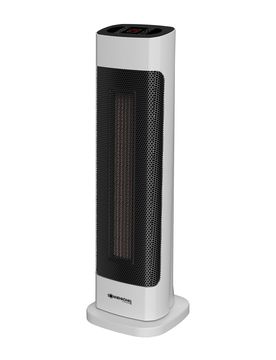 Keramik Heizlüfter Mersin von Sonnenkönig weiss schwarz