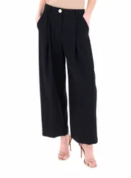 Pantalone con pinces NERO 8