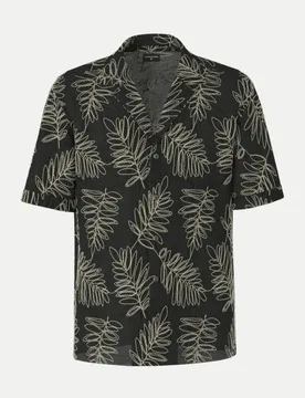 Kurzarmhemd Clint Schwarz M - Strellson - FashionsVida