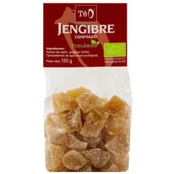 Jengibre confitado ecológico
