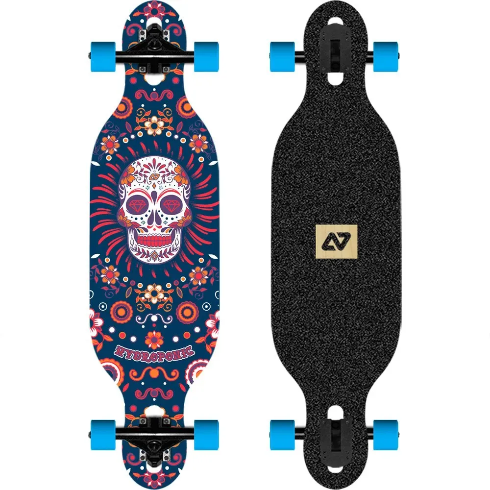 Longboard Junior Dt 3.0 31.5´´ Mexican Skull Purple 8.5 Pouces unisex - Hydroponic - FashionsVida