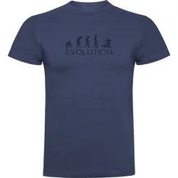 T-shirt à Manches Courtes Evolution Snowboard Denim Blue 2XL