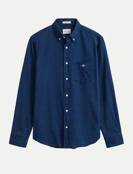 Gant Jeanshemd Oxford Blau XXL