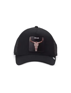 Berretto trucker Dead nero con patch carcassa - Goorin Bros - FashionsVida