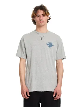 Maglietta A Maniche Corte Free Wheel Heather Grey XL