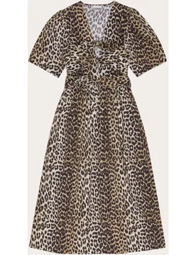 Ganni - Vestido midi de algodón - Ganni - FashionsVida