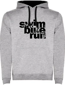 Sweat à Capuche Word Triathlon Two-colour - Kruskis - FashionsVida