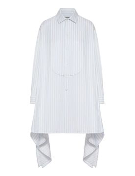 Vestito chemisier con nodo laterale